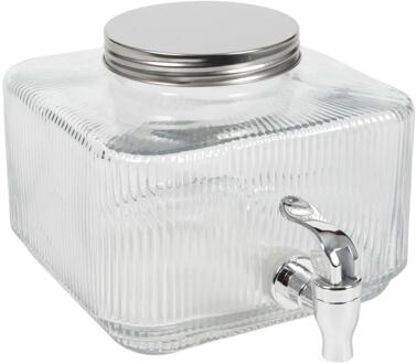 Limonadekan Lines glas 3L 18,5x14,5cm transparant