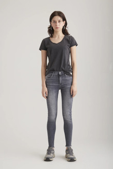 Lina dames skinny jeans grey vintage Grijs - 26-28