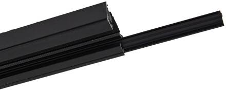 Linaro stroomrail, 50 cm, zwart, 1-fase railsysteem
