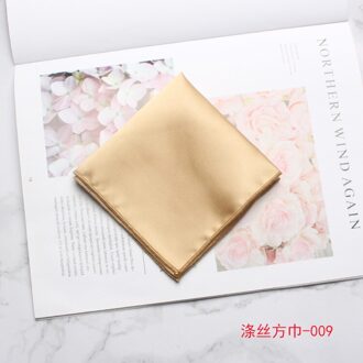 Linbaiway 23*23Cm Mannen Effen Kleur Zakdoek Voor Bruiloft Pak Mannelijke Pocket Plein Bruidegom Wedding Pocket Borst handdoek 009