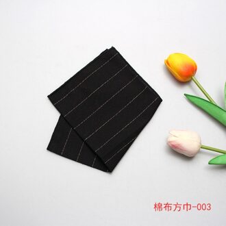 Linbaiway Casual Katoen Zakdoeken Voor Mannen Gestreepte Plaid Pocket Vierkante Mannelijke Bruiloft Zakdoek Pocket Handdoeken Hanky 003