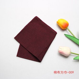 Linbaiway Casual Katoen Zakdoeken Voor Mannen Gestreepte Plaid Pocket Vierkante Mannelijke Bruiloft Zakdoek Pocket Handdoeken Hanky 009