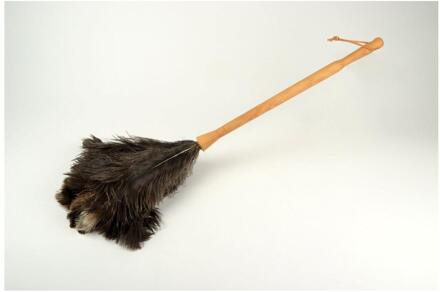 Linea Knox plumeau met struisvogelveren zwart