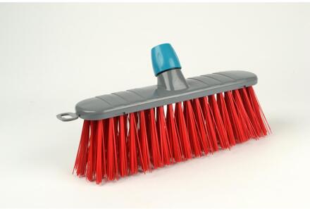 Linea Straatbezem 32cm kunststof rood