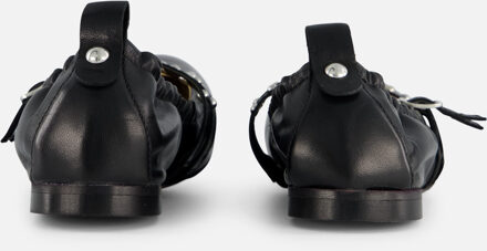 Linea zeta Ballerina's zwart Leer - 37,38,41