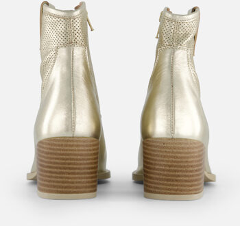 Linea zeta Enkellaarsjes goud Leer - 37