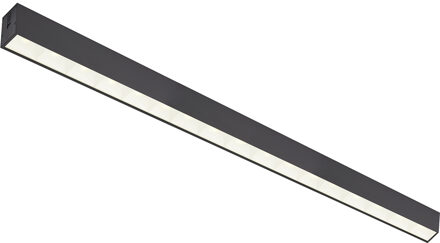 Lineaire LED Hanglamp - Lijnverlichting - Kozolux Tina - 40W 4600lm - Helder/Koud Wit 6500K - 120cm - Zwart