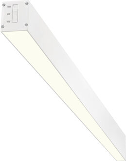 Lineaire LED Hanglamp - Lijnverlichting - Kozolux Tino - 40W 4200lm - Natuurlijk Wit 4000K - 120cm - Wit