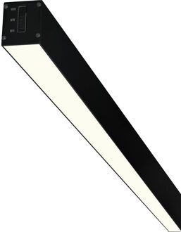 Lineaire LED Hanglamp - Lijnverlichting - Kozolux Tino - 40W 4200lm - Natuurlijk Wit 4000K - 120cm - Zwart