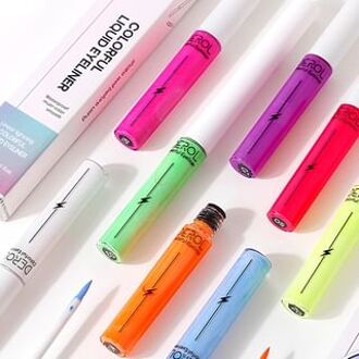 Linear Lightning Colorful Liquid Eyeliner - 1-4 #01 Ghost white