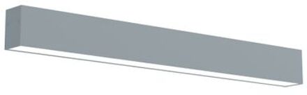Linear Plafondlamp, Strip Led, 9.6w, 4000k, Metaal, Grijs, L40cm