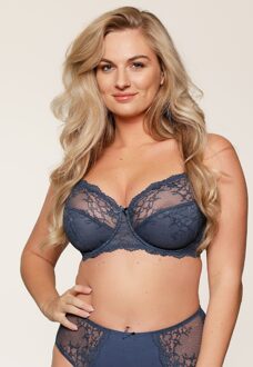 LingaDore DAILY Beugel BH - Plus Size Donkerblauw