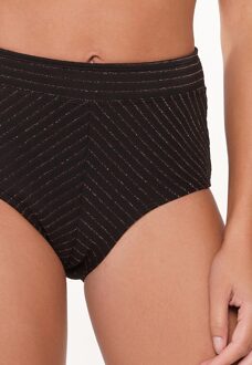 LingaDore Hoge Bikini Slip Zwart
