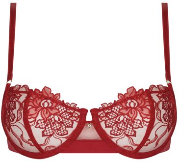 lingerie Adorable en Sexy Balconette BH rood ACH3485 - 80D