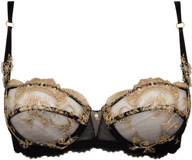 Lingerie BH's Balconet BH zwart/ goud ACH3015 - 85C
