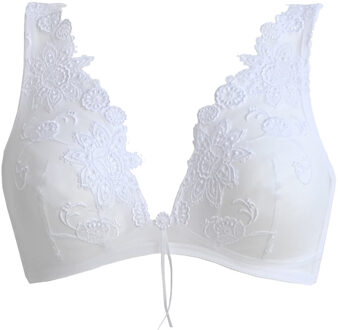 Lingerie BH's Bouquet de Fleurs Bralette wit 0603 - 75C
