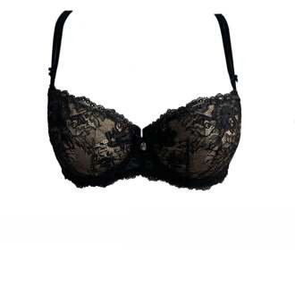 Lingerie BH's DARK/DEEP NUDE Balconnet BH zwart/bruin 0952 - 75C