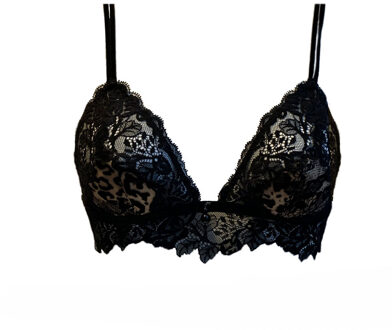 Lingerie BH's DARK/DEEP NUDE Triangel BH zwart/bruin 0951 - 70B