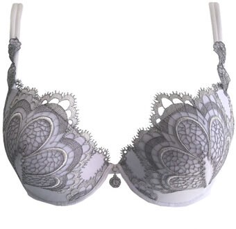 Lingerie BH's Grand Arche Oil-push BH Wit 0326 Wit/Grijs - 80B