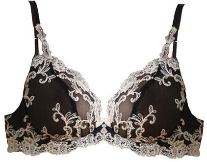 Lingerie BH's Platinum Fashion Soft BH 0333F Zwart/Ivoor - 70D
