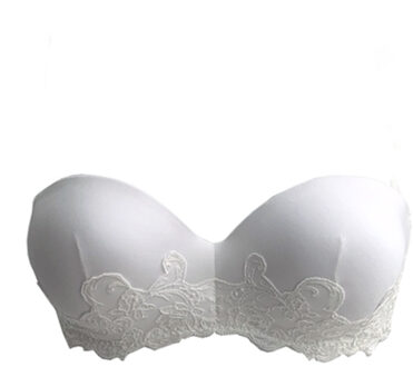 Lingerie BH's Platinum Strapless Balconent BH Ivoor 0330 Zwart - 75B