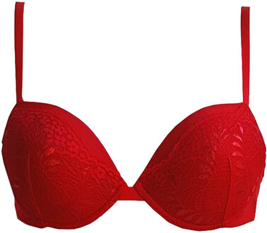 Lingerie BH's Push-up BH rood H4016 - 80C