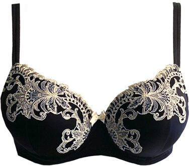 Lingerie BH's Titanium Push-up BH blauw 0439 Blauw/Ivoor - 80C