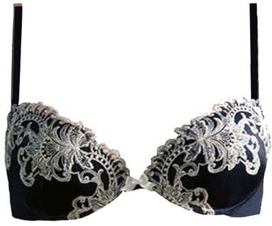 lingerie BHs Titanium push up bh blauw 0438 Blauw/Ivoor - 75B
