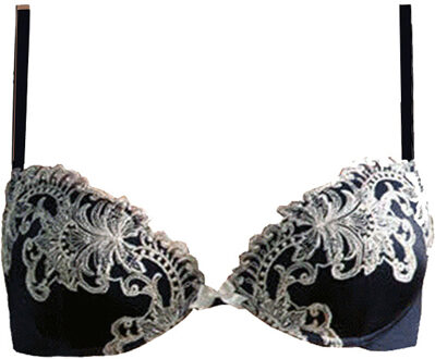 lingerie BHs Titanium push up bh blauw 0438 Blauw/Ivoor - 85B