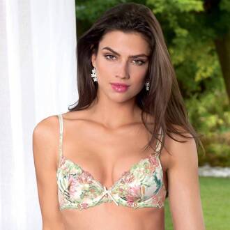 lingerie Bouquet Tropical voorgevormde BH Ivoor ACC8595 Groen - 80C
