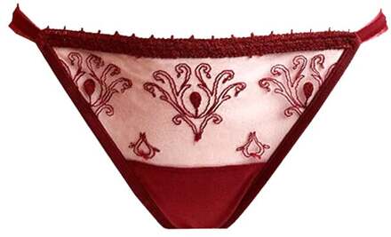 lingerie DESIGN Brazil/Tanga 1677 rood rode