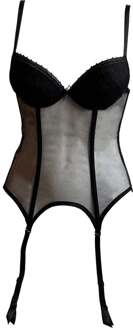 lingerie DESIGN Bustier Push-up BH 2678 zwart - 80D