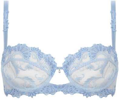 Lingerie Dressing Floral Balconnet BH blauw ACC3088 - 75D