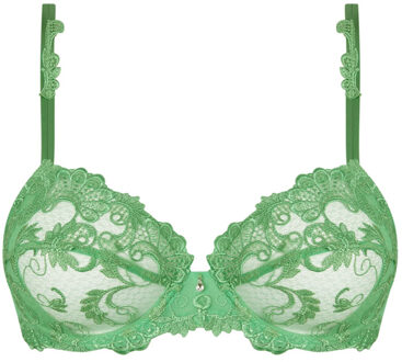 Lingerie Dressing Floral Beugel BH groen ACC6088 rode - 75E