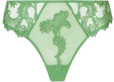 Lingerie Dressing Floral Slip Seduction groen ACC0788 - 40