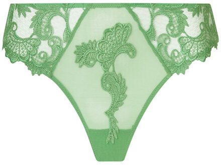 Lingerie Dressing Floral Slip Seduction groen ACC0788 - 42