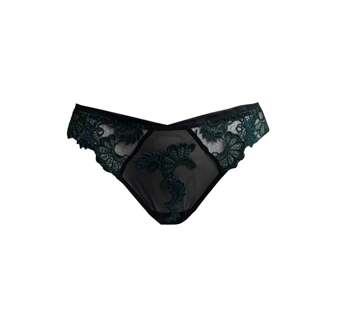 Lingerie Dressing Floral String ALOE ACC0088 Groen/blauw - 40