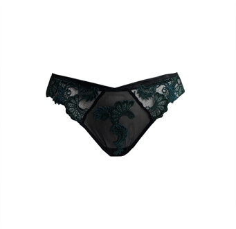 Lingerie Dressing Floral String ALOE ACC0088 Groen/blauw - 42