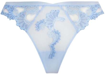 Lingerie Dressing Floral String blauw ACC0088 - 38