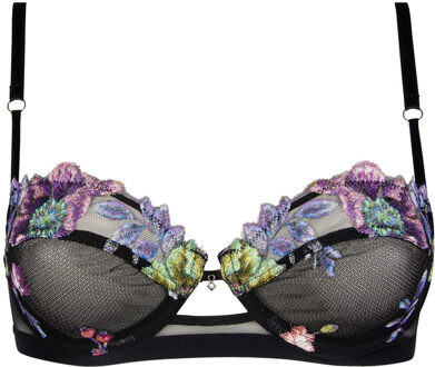 Lingerie Flora Aura 1/2 cup Balkonett BH ACH3019 Zwart - 70C