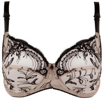 Lingerie Follement Sexy Beugel BH nude/ zwart BCH6145 - 85E