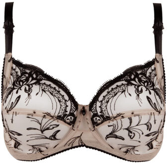 Lingerie Follement Sexy Beugel BH nude/ zwart BCH6145 - 90E