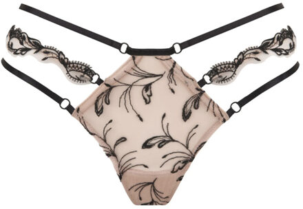 Lingerie Follement sexy Mini string nude/zwart ACH0945 - 38