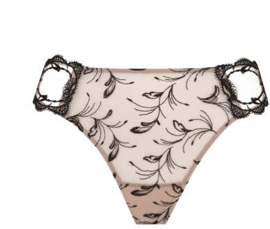Lingerie Follement Slip Seduction nude/zwart ACH0745 - 42
