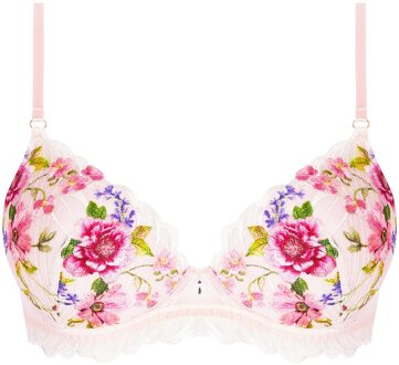 Lingerie Libertine En Fleurs Push up BH roze ACJ 8539 - 75E