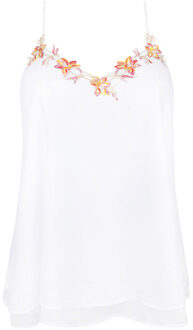 lingerie SET Eté Frivole Caraco Top & short Wit ALH4263/ALH0163 - 38