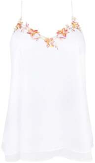 lingerie SET Eté Frivole Caraco Top & short Wit ALH4263/ALH0163 - 40