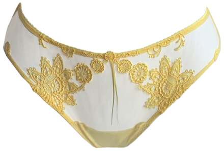Lingerie slips Bouquet de Fleurs string geel 1600 - 42