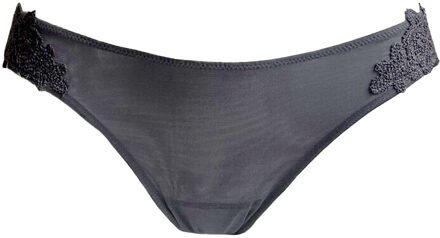 lingerie slips Macramé string grijs - 38