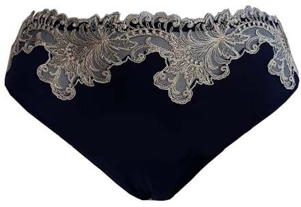 Lingerie slips Platinum Fashion slip 1432 /Blauw/Ivoor - 46